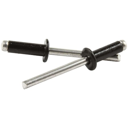 Allstar Performance Small Head Aluminum Rivet; Black, 250PK ALL18128